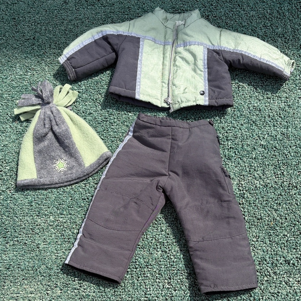 American Girl downhill Ski outfit